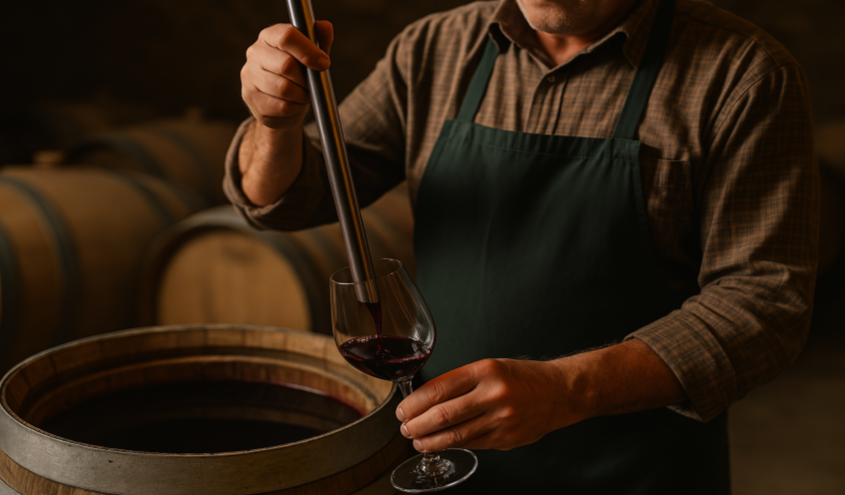 Abstechen beim Wein – Trennung von Wein und Hefe