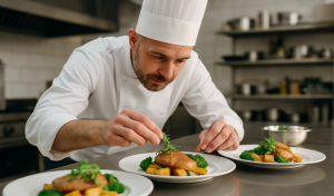 Garnituren in der Gastronomie – dekorative Beilagen und Kräuter für Gerichte