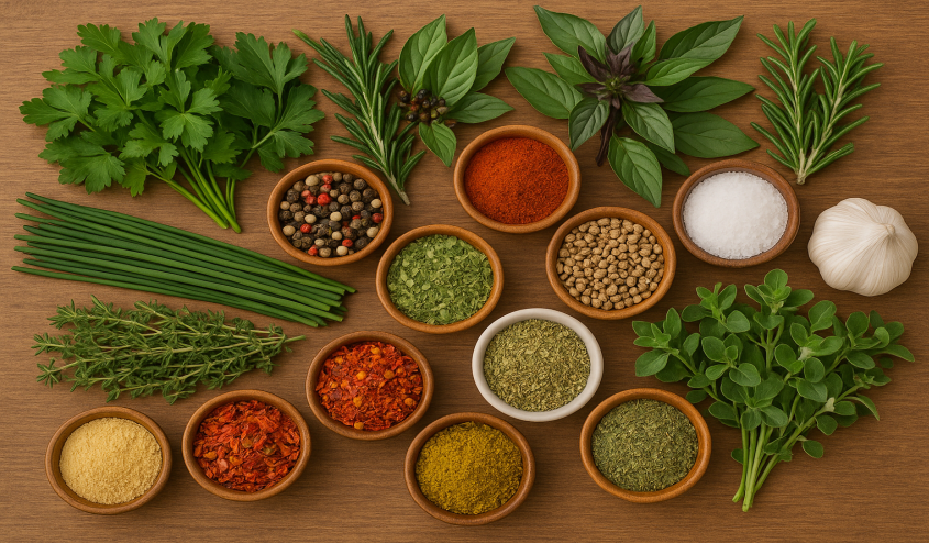 Kräuter und Gewürze in der Ernährungslehre – natürliche Geschmacksgeber