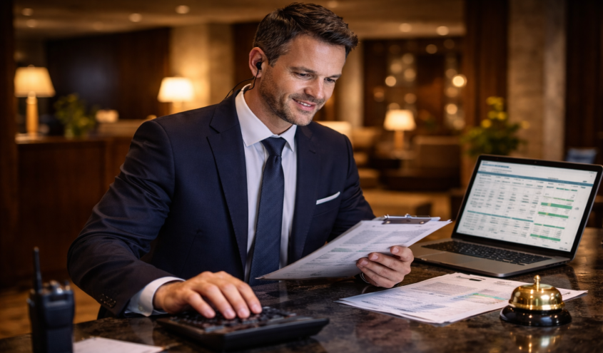 Night Auditor in Hotellerie und Gastronomie – Nachtschicht für Abrechnungen und Check-in/Check-out