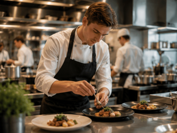 Vielfältige Gerichte aus der internationalen Küche auf einem gedeckten Tisch als Beispiel für verschiedene Cuisines.